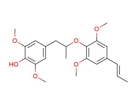 Phenol,
4-[2-[2,6-dimethoxy-4-(1-propenyl)phenoxy]propyl]-2,6-dimethoxy-, (E)-