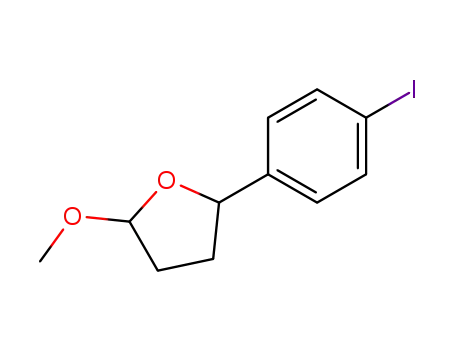 2-(4-요오도페닐)-5-메톡시테트라히드로푸란