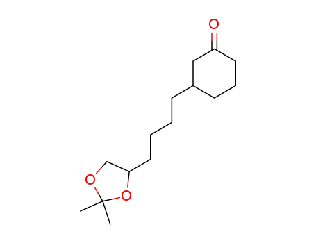 3-<5',6'-(dimethylmethylenedioxy)hexyl>cyclohexan-1-one