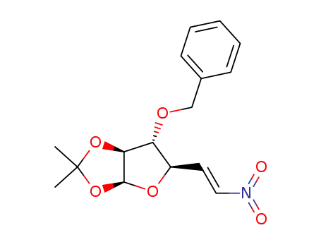 (3aS,5R,6R,6aS)-6-Benzyloxy-2,2-dimethyl-5-((E)-2-nitro-vinyl)-tetrahydro-furo[2,3-d][1,3]dioxole