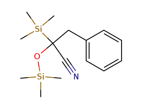 Benzenepropanenitrile, a-(trimethylsilyl)-a-[(trimethylsilyl)oxy]-