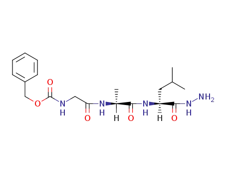 L-Leucine, N-[N-[N-[(phenylmethoxy)carbonyl]glycyl]-L-alanyl]-, hydrazide