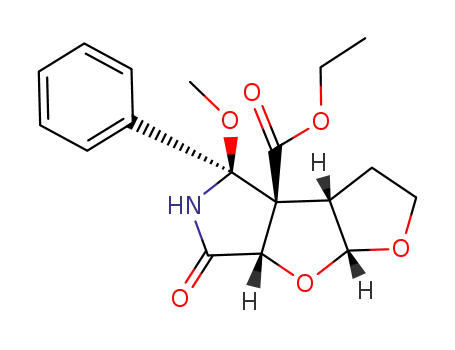 (1S<sup>*</sup>,3R<sup>*</sup>,7S<sup>*</sup>,8R<sup>*</sup>,9S<sup>*</sup>)-8-ethoxycarbonyl-9-methoxy-9-phenyl-2,4-dioxa-10-azatricyclo<6.3.0.0.<sup>3,7</sup>>undecan-11-one