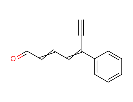 Molecular Structure of 50565-10-1 (2,4-Heptadien-6-ynal, 5-phenyl-)