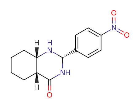 (r-4a,c-2,c-8a)-2-p-nitrophenylperhydroquinazolin-4-one