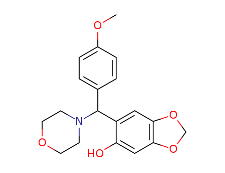 6-[(4-methoxyphenyl)(4-morpholinyl)methyl]-1,3-benzodioxol-5-ol