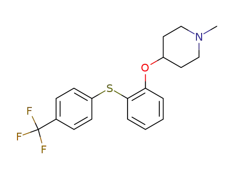 1-methyl-4-piperidinyl 2-{[4-(trifluoromethyl)phenyl]sulfanyl}phenyl ether