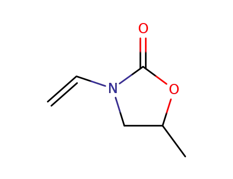 Molecular Structure of 3395-98-0 (5-Methyl-3-vinyl-2-oxazolidinone)
