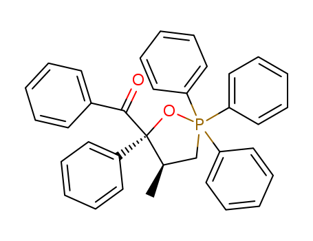 1,2-Oxaphospholane,5-benzoyl-2,2-dihydro-4-methyl-2,2,2,5-tetraphenyl-, cis- (8CI) cas  30697-85-9