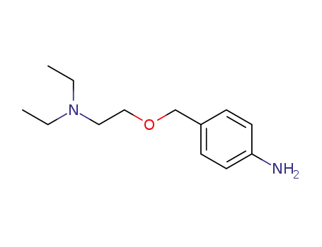 Molecular Structure of 23043-24-5 (p-Toluidine, alpha-(2-(diethylamino)ethoxy)-)