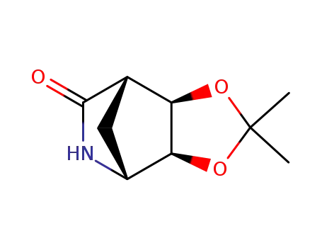 aza-bicyclo<2.2.1><(dimethylmethylene)dioxy-trans-5,6>-one-3-heptane