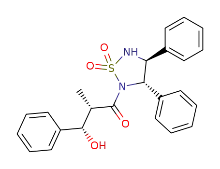(2S,3S)-1-((3S,4S)-1,1-Dioxo-3,4-diphenyl-1λ<sup>6</sup>-[1,2,5]thiadiazolidin-2-yl)-3-hydroxy-2-methyl-3-phenyl-propan-1-one