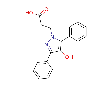 3-(4-hydroxy-3,5-diphenyl-1H-pyrazol-1-yl)propanoic acid