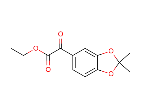 ethyl 3,4-(dimethylmethylenedioxy)-α-oxobenzeneacetate