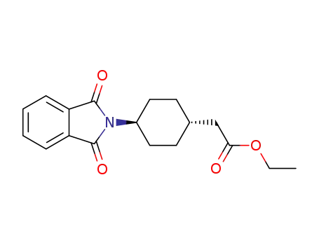 N-phthalyl-trans-4-aminocyclohexylacetic acid ethyl ester