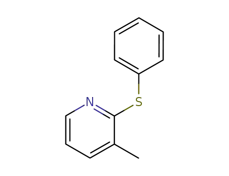 Molecular Structure of 19520-22-0 (2-phenylthio-3-methylpyridine)
