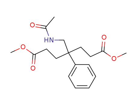 Heptanedioic acid, 4-[(acetylamino)methyl]-4-phenyl-, dimethyl ester