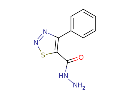 1,2,3-Thiadiazole-5-carboxylicacid, 4-phenyl-, hydrazide