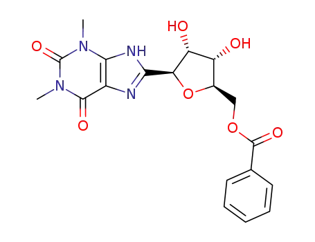 8-(5-O-benzoyl-β-D-ribofuranosyl)-1,3-dimethylxanthine