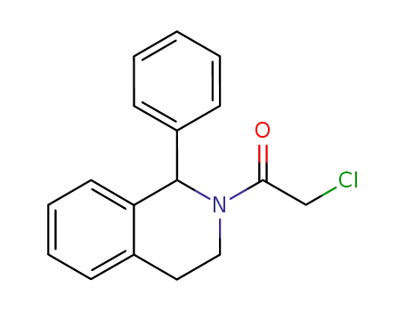 Isoquinoline, 2-(chloroacetyl)-1,2,3,4-tetrahydro-1-phenyl-