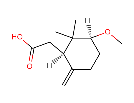 acide methoxy-5 methylene-2 dimethyl-6,6 cyclohexane acetique