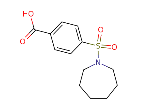 Molecular Structure of 17420-68-7 (4-(AZEPANE-1-SULFONYL)-BENZOIC ACID)