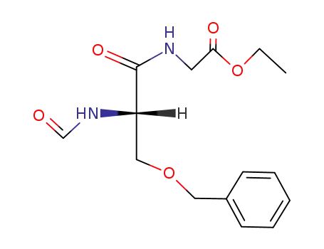 N-Formyl-O-benzyl-L-serylglycin-ethylester