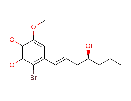 (1E,4S)-1-(2-bromo-3,4,5-trimethoxyphenyl)-1-hepten-4-ol
