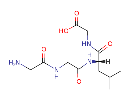 Glycine, N-[N-(N-glycylglycyl)-L-leucyl]-