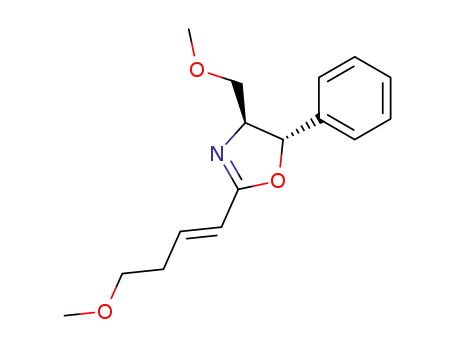 (4<i>S</i>)-2-(4-methoxy-but-1-en-<i>t</i>-yl)-4<i>r</i>-methoxymethyl-5<i>t</i>-phenyl-4,5-dihydro-oxazole