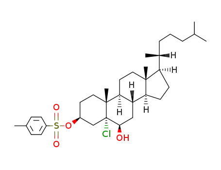 5-chloro-3β-(toluene-4-sulfonyloxy)-5α-cholestan-6β-ol