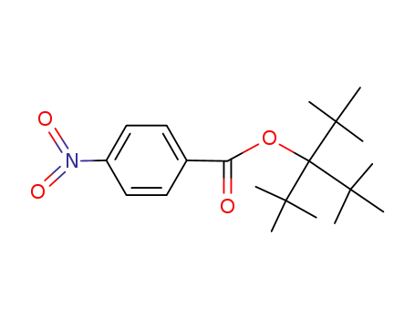 Molecular Structure of 20818-90-0 (3-Pentanol, 3-(1,1-dimethylethyl)-2,2,4,4-tetramethyl-, 4-nitrobenzoate)
