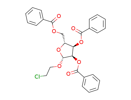 2-Chloroethyl 2'',3'',5''-tri-O-benzoyl-β-D-ribofuranoside