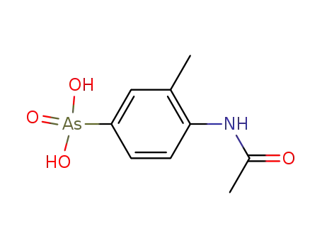 Molecular Structure of 25384-21-8 ([4-(Acetylamino)-3-methylphenyl]arsonic acid)