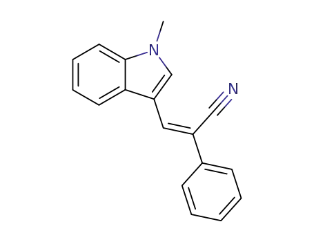3-(1-methyl-indol-3-yl)-2-phenyl-acrylonitrile
