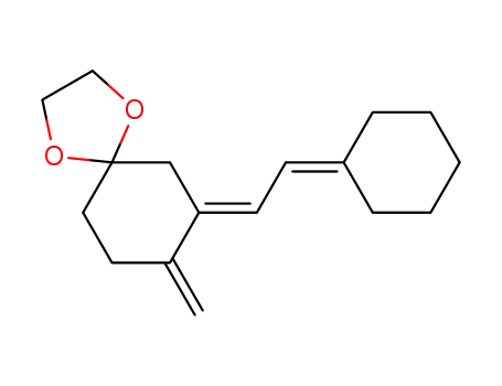 (E)-1-(2-cyclohexylidene-ethylidene)-5,5-(ethylendioxy)-2-methylenecyclohexane