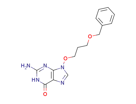 Molecular Structure of 114778-89-1 (9-(3-benzyloxypropoxy)guanine)