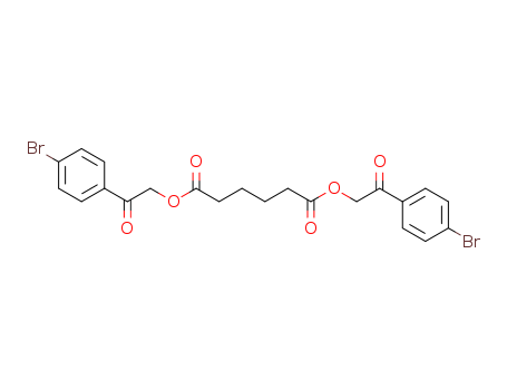 Hexanedioic acid,1,6-bis[2-(4-bromophenyl)-2-oxoethyl] ester cas  3013-48-7