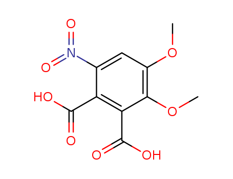 3,4-dimethoxy-6-nitro-benzene-1,2-dicarboxylic acid cas  6279-83-0