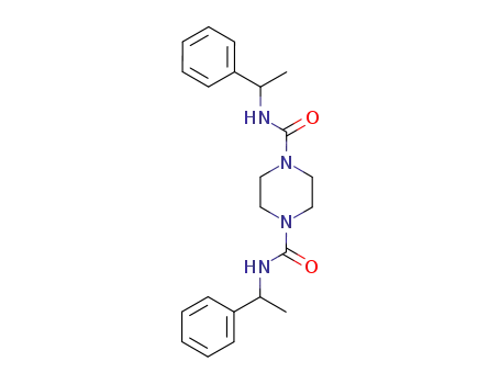 Piperazine-1,4-dicarboxylic acid bis-[(1-phenyl-ethyl)-amide]