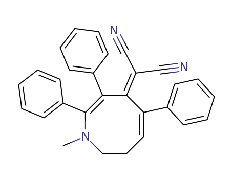 Propanedinitrile,
(7,8-dihydro-1-methyl-2,3,5-triphenyl-4(1H)-azocinylidene)-