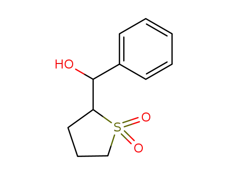 Molecular Structure of 29866-60-2 ((1,1-dioxidotetrahydrothiophen-2-yl)(phenyl)methanol)