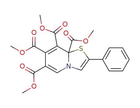 2-phenyl-thiazolo[3,2-<i>a</i>]pyridine-6,7,8,8a-tetracarboxylic acid tetramethyl ester