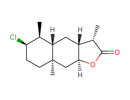 3α-chloro-5,7,11αH,4,8βH-eudesman-8,12-olide