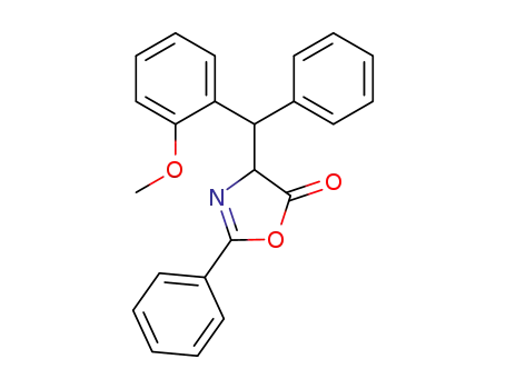 4-(2-methoxy-benzhydryl)-2-phenyl-4<i>H</i>-oxazol-5-one