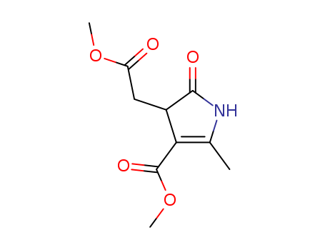 1H-Pyrrole-3-aceticacid, 2,3-dihydro-4-(methoxycarbonyl)-5-methyl-2-oxo-, methyl ester