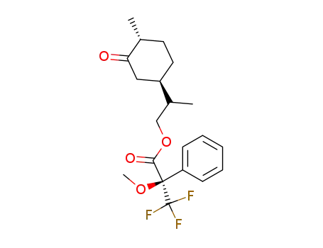 (R)-3,3,3-Trifluoro-2-methoxy-2-phenyl-propionic acid 2-((1R,4R)-4-methyl-3-oxo-cyclohexyl)-propyl ester