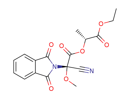 2'-cyano-2'-methoxy-2'-phthalimido-2-acetoxy ethyl propanoate