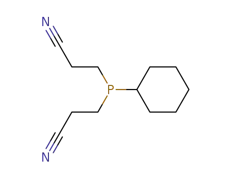 Cyclohexyl-bis-<2-cyan-ethyl>-phosphin