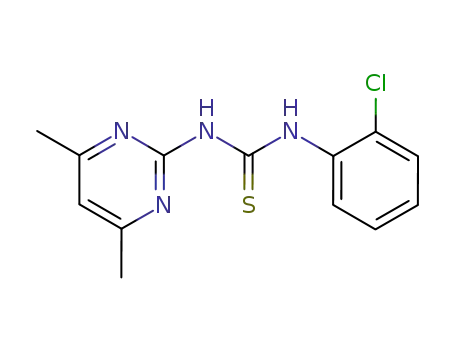 1-(4,6-dimethylpyrimidin-2-yl)-3-(2-chlorophenyl)thiourea
